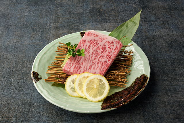 A5和牛を味わう贅沢な一皿