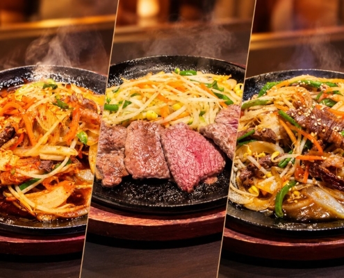銀座 焼肉伊達のおすすめ料理 焼肉定食・牛肉とキムチ炒め・鉄板プルコギ